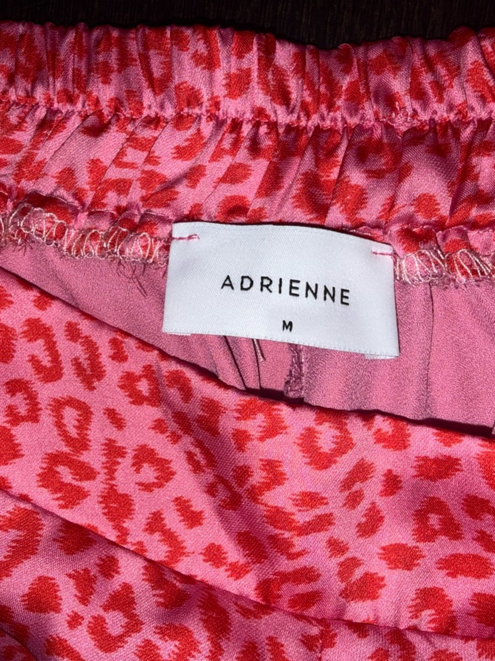 Adrienne Hot Pink Leopard Print Pull-On Shorts - Picture 8 of 8